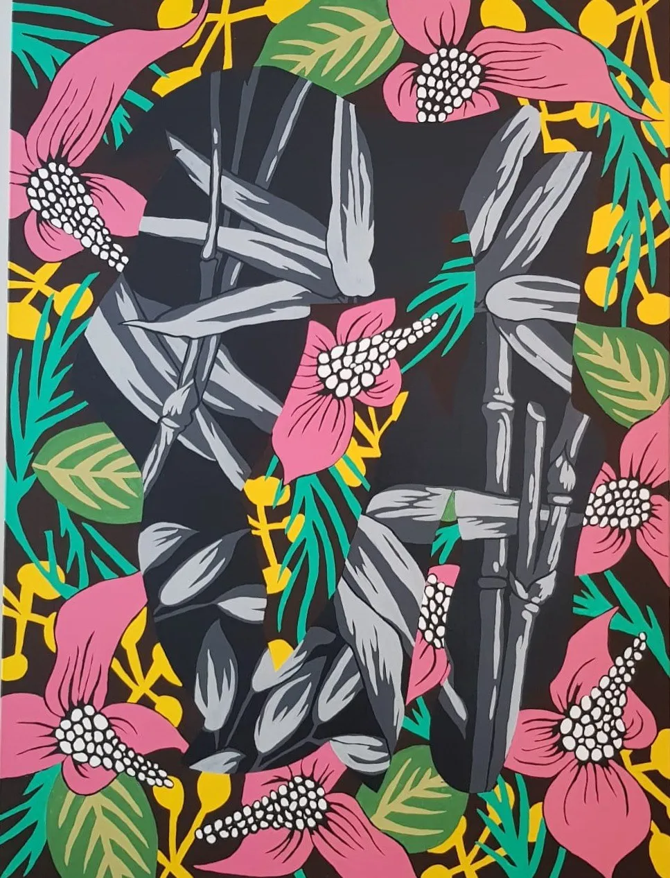 Pink and Green
